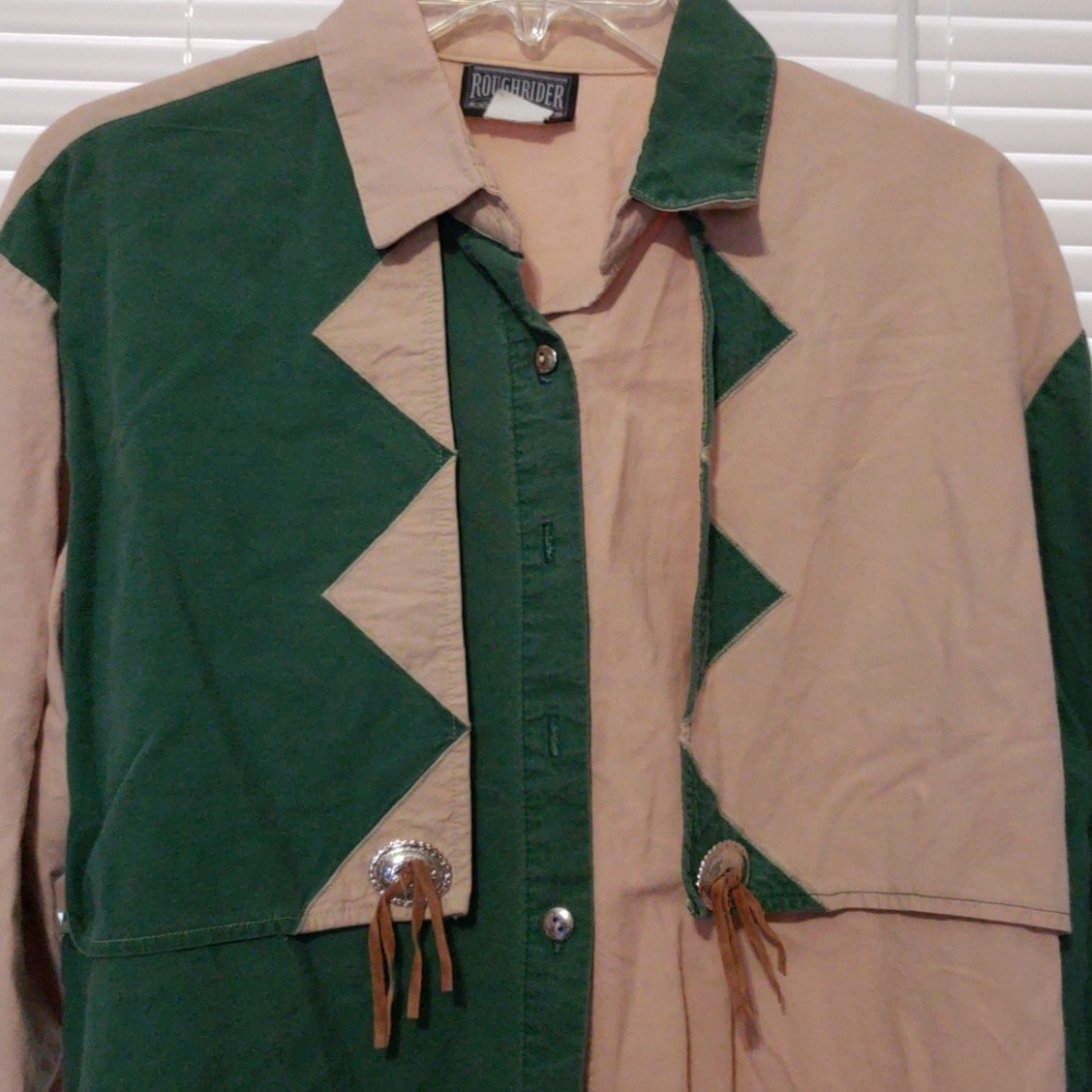 3/$15 Women's long sleeve western shirt